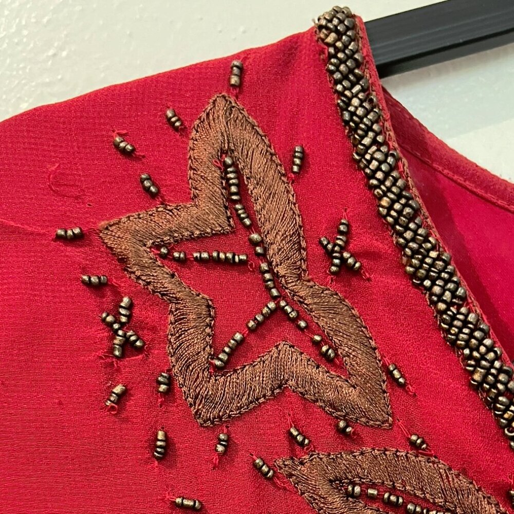 Perfect for Virgin's SCARLET NIGHT– Red Tunic*(M) w/Travel Pouch (NWOT) - Picture 6 of 12